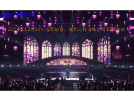 南京成都丹丹調味公司30周年慶舞臺燈光工程